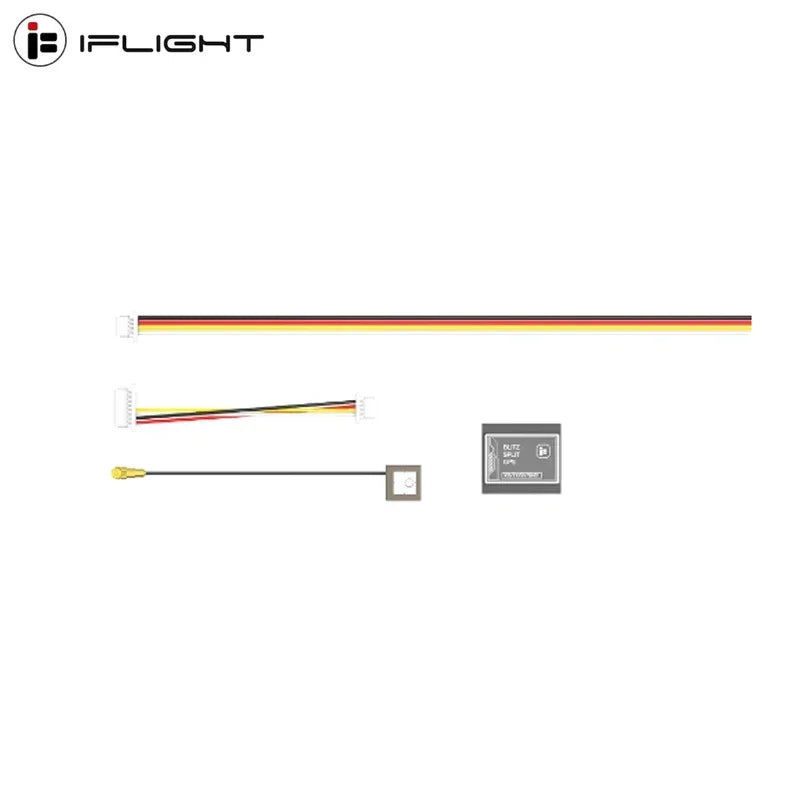 iFlight BLITZ SPLIT GPS Defender25, UBLOX M10, 10Hz, Onboard LNA, 3.3-5.5V, Split Antenna, Built-in Flash for FPV RC Racing