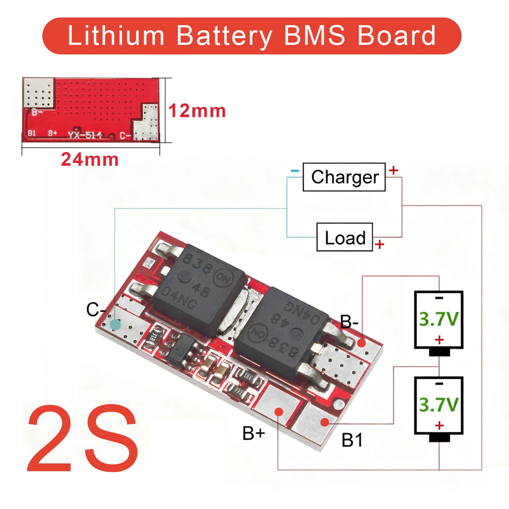 BMS 1S 2S 10A 3S 4S 5S 25A Bms 18650 Li-ion Lipo Lithium Battery Protection Circuit Board Module Pcb Pcm 18650 Lipo Bms Charger