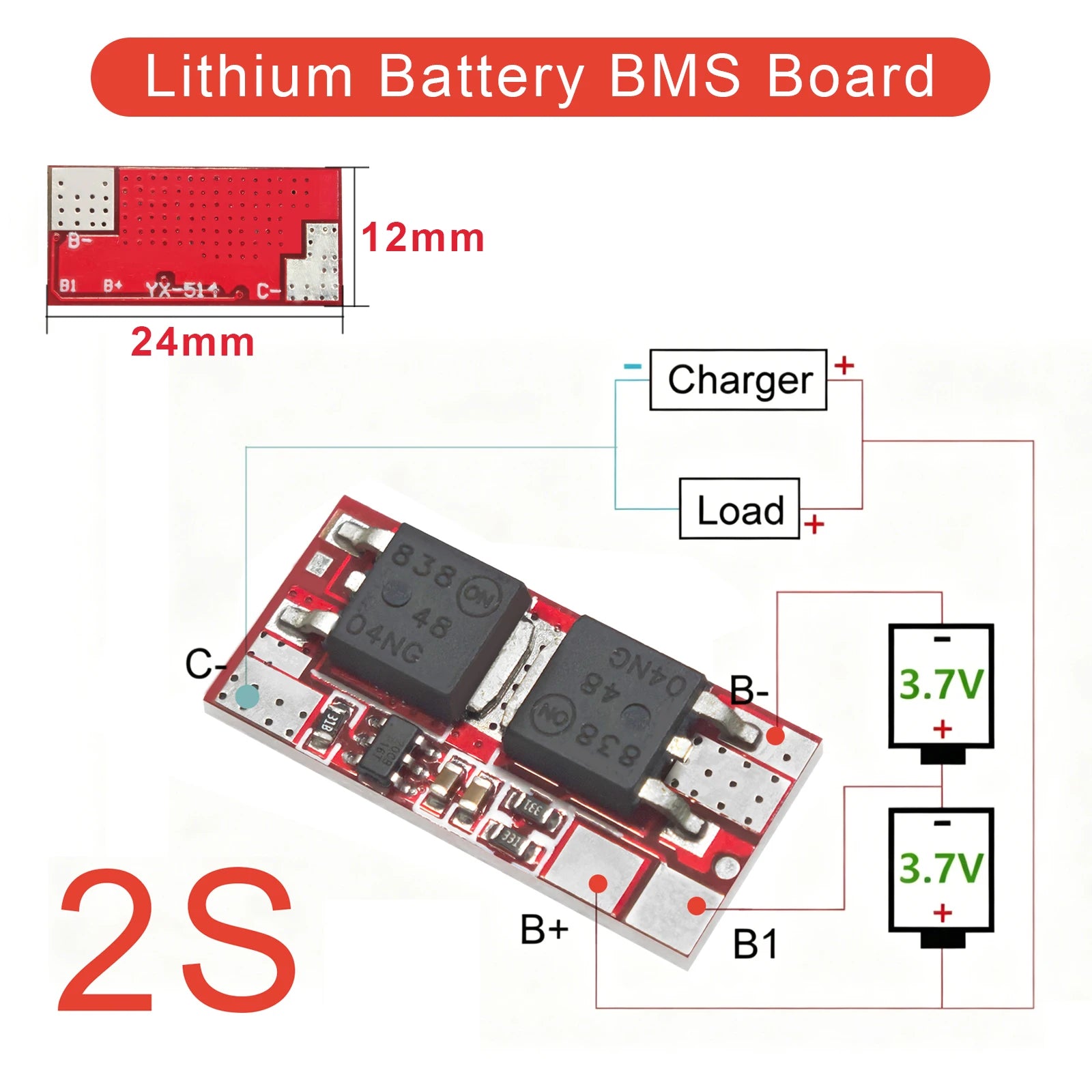 BMS 1S 2S 10A 3S 4S 5S 25A Bms 18650 Li-ion Lipo Lithium Battery Protection Circuit Board Module Pcb Pcm 18650 Lipo Bms Charger