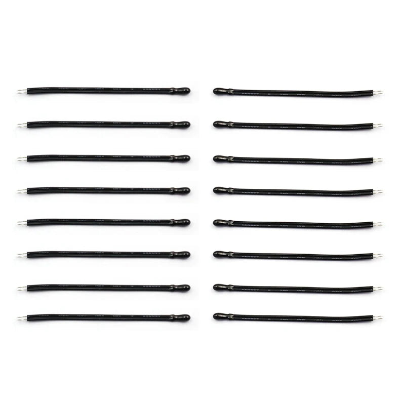 10PCS Thermistor NTC Negative Temperature Coefficient MF52D 10K/100K Probe with Wire Temperature Sensor 3950