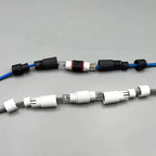 5Pcs RJ45 Docking Connector Ethernet Network Straight-through Waterproof IP67 Header , Outdoor Broadband Network Cable Extender