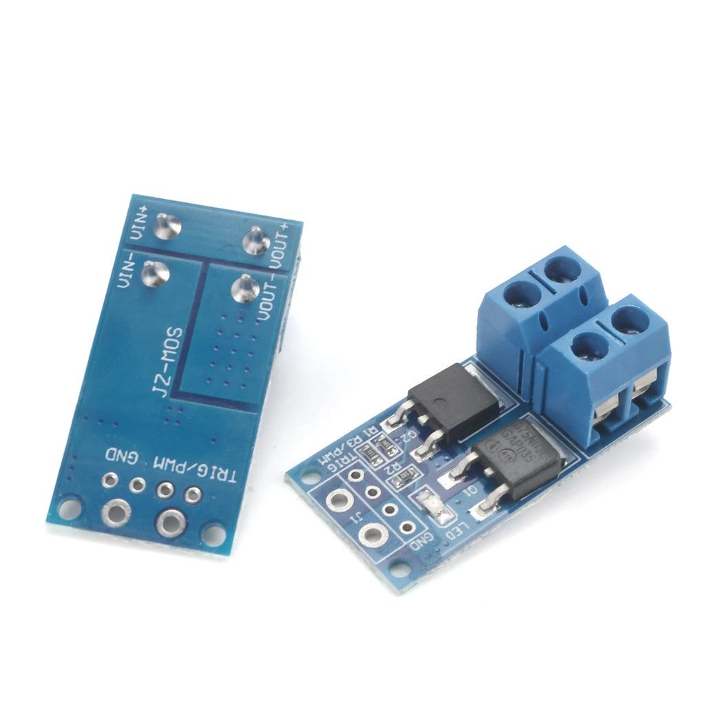 MOS FET Trigger Switch Drive Module 15A 400W DC 5V-36V PWM Speed Controller Regulator Module High Power for Arduino PLC