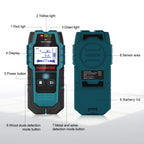 HANMATEK SF1 Stud Finder Wood Studs Metal Detection of Live Cable Metal Depth Measurement Finder Wall Detector Scanner
