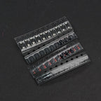 350pcs SMD Transistor and Diode Assortment Kit 1N4148 M1 S9012 S9013 S9014 S9015 S9018 S8550 S8050 2N2222 2N3904 SOT-23 PNP/NPN