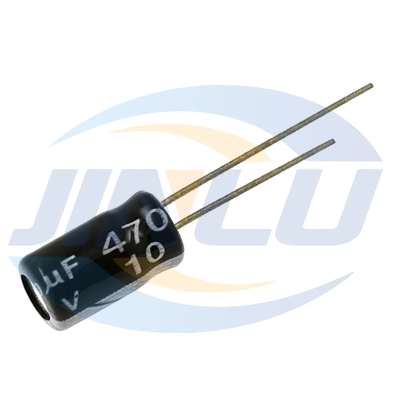 20pcs 10V470uf 6x12mm Aluminum Electrolytic Capacitor 470uf10v 10v 470uf 10wv 470mf 10vdc 470FD 10v470mf 470mf10v