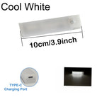Motion Sensor Bar Light Type C Rechargeable Light LED Magnetic Attraction Night Light for Kitchen Bedside Wardrobe Bookcase
