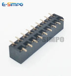 50pcs 2.54mm PH5.0 SMD 2X3/4/5/6/7/8/10/12/20P Plastic Height 5.0 Double Row Goldplated Rohs PCB Female Pin Header Connector