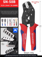 Darex DuPont Spring Terminal Automotive Wiring Harness Power SN Cold-Press Terminal Wire Crimping Pliers