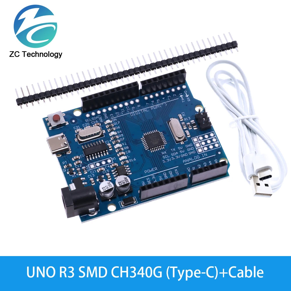 UNO R3 Official Box Type-c Mini Micro WiFi  ATMEGA328P Original Chip CH340G For Arduino UNO R3 Development Board WeMos ESP8266
