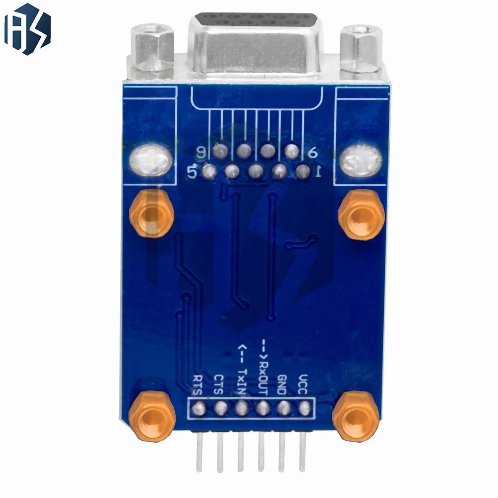 Bidirectional RS232-to-UART TTL Serial Converter Module - Male-Female Level Shifter for SP232 TTL Serial Port