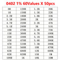 0402 0805 0603 1206 SMD Resistor Kit Assorted Kit Sample Kit 60 Values 0R 1 2.2 3.3 4.7 5.1 10 22 47 51 20K 100K 100 200 220 ohm