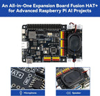 SunFounder AI Fusion Lab Kit for Raspberry Pi 5/4/3B+/Zero 2w, LLMs ChatGPT/Gemini/Grok, YOLO&OpenCV & MediaPipe, Python