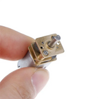 AT19-N20 Mini Micro Metal Gear Motor Set 5Pcs DC 3V-6V Gearwheel Included Full Metal Reducer 60RPM Slow Speed Toy