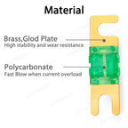 5pcs Mini ANL Auto Fuse Electric AFS 30A 40A 50A 60A 70A 80A 100A 125A 150A 5V 12V 24V 32V Fast Blow Blo Cutoff Car Fusee