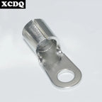 100pcs RNB Brass Ring Bare Terminal Block Connector Cable Lugs Wire Crimping Tips Electrical Connection Strips 12V 2.5mm 4mm 6mm