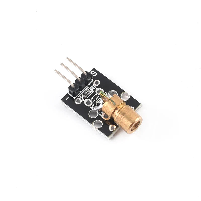 6mm Laser Head Sensor Module KY 008 with 5V Power Supply Dot Laser for DIY Projects motion sensor