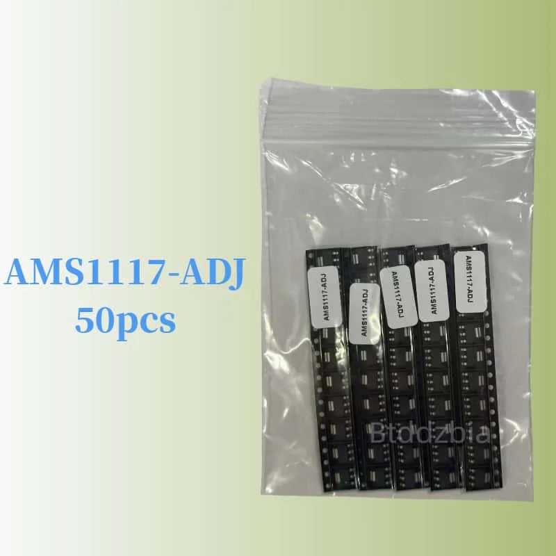 70pcs kit Voltage Regulator Kit AMS1117 1.2V/1.5V/1.8V/2.5V/3.3V/5.0V/ADJ lm1117 AMS1117-1.2 AMS1117-1.8 AMS1117-2.5 AMS1117-3.3
