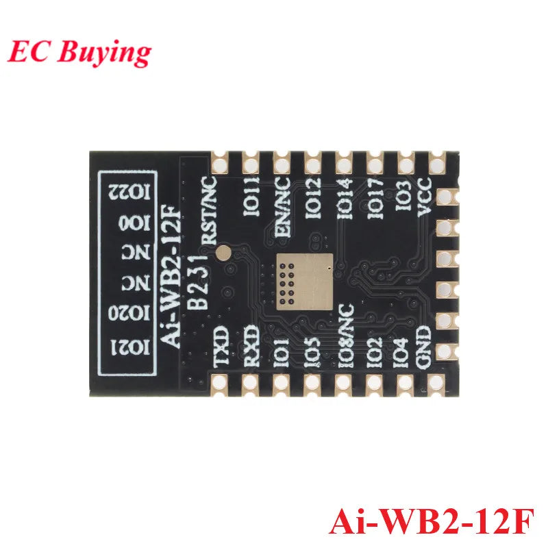 Ai-WB2-12F NodeMCU-Ai-WB2-12F-Kit Ai-WB2 2.4G WiFi+Bluetooth-compatible BLE 5.0 ESP-12F Development Board Module BL602 4MB