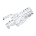 100Pcs/set RJ45 Cat6 Pass-Through Connector and Strain Relief Boot Pack, Various Colors for Crimping Modular Plugs