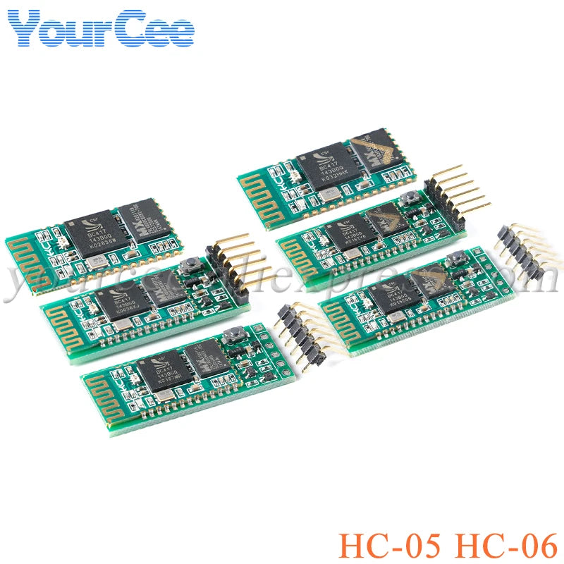 5pcs/1pc HC-05 HC-06 Master-slave Integrated Serial Pass-through Module Wifi Wireless for Arduino HC 06 05 Bluetooth-compatible
