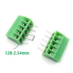 5/10pcs KF128 2.54mm Pitch Mini PCB Screw Terminal Block 2P-16P for Arduino Raspberry Pi