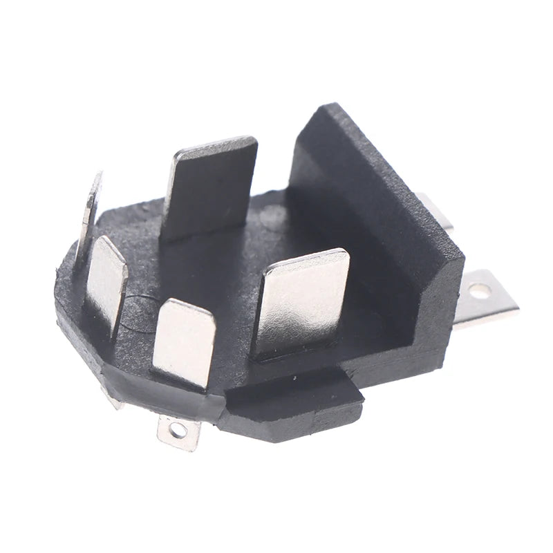 1/2PCS For M12 Lithium Battery Socket Jack Connector Terminal For 12V Li-ion Battery Charger Adapter Converter Plug Base