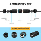 YXY Waterproof RJ45 Connector IP68 Zinc Alloy CAT6 Double Hea Cable Lan Coupler Adapter High Speed Ethernet With Shield 2023 New