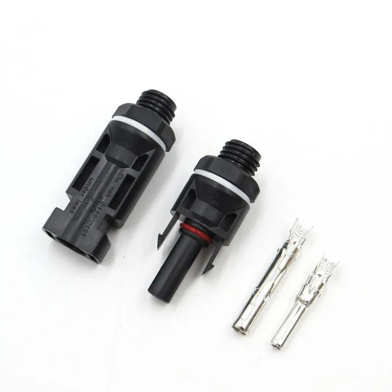 1/5/10 Pair M12 Thread Solar Male Female Connector High Quality Panel Coupler Inverter DC Combiner Box Installation connector E2
