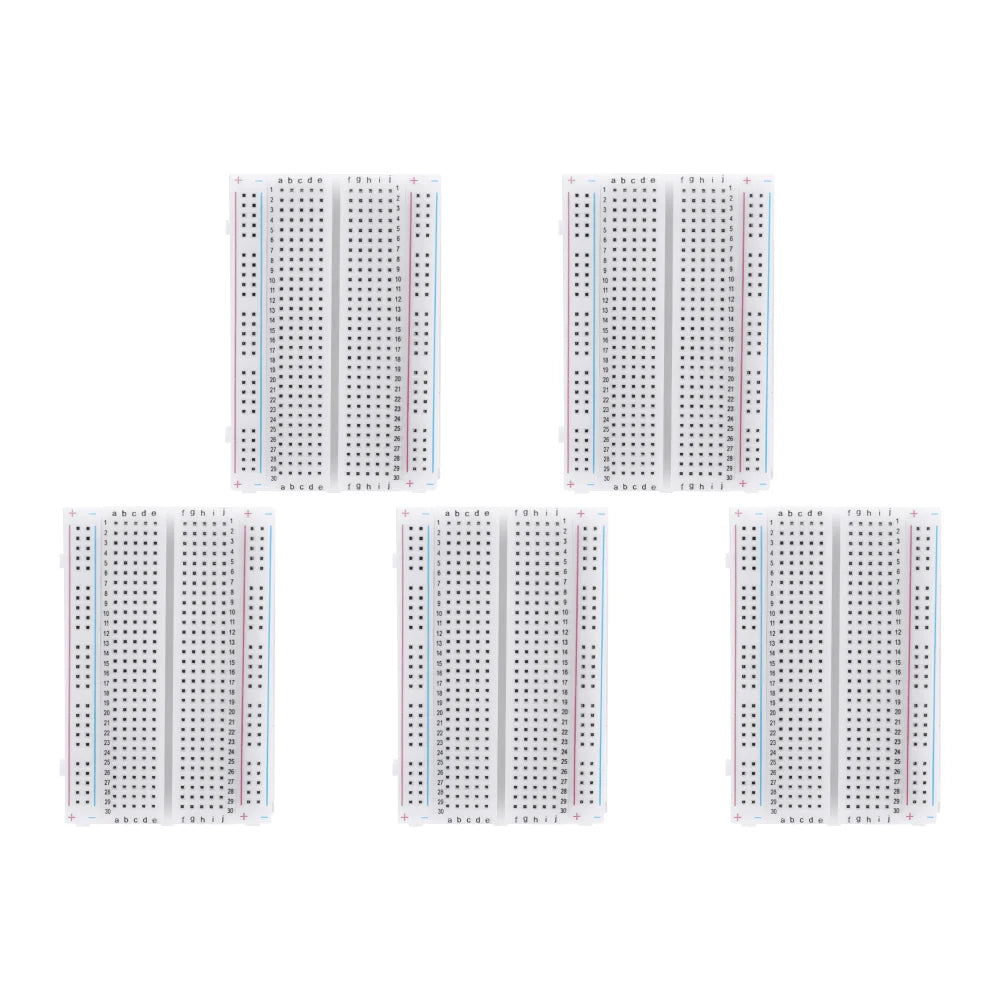 1-10PCS 400 Tie Points Solderless PCB Breadboard Spliceable Mini Test Protoboard Circuit Circuit Board Universal for Experiment