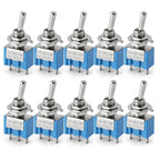 10PCS Toggle Switches Mini 3Pin 6Pin ON-ON/ON-OFF-ON Power Button Switch Car MTS-102 MTS-103 MTS-202 MTS-203