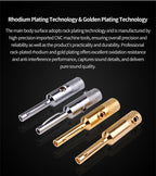 YYTCG- Connector Corrosion resistant banana plugs, audio, video, amplifiers, speakers, cable jacks, 4Pcs