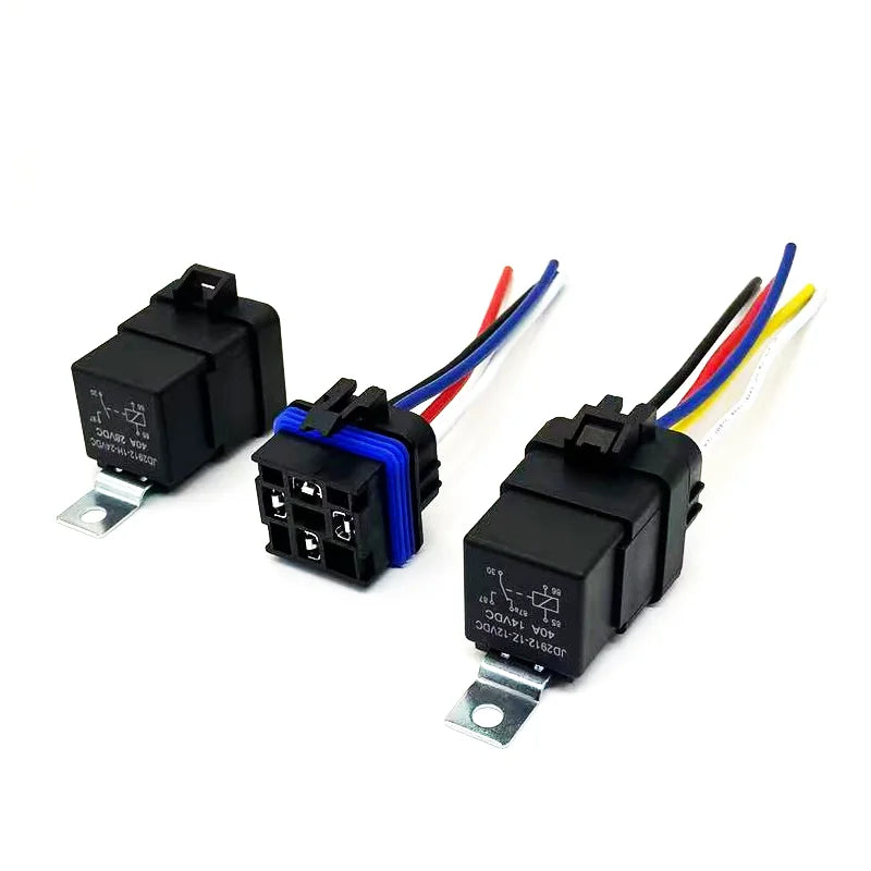 JD2912 40A 12V/24V DC Waterproof Automotive Relay with Harness 4/5 Pin Car Marine Relay Kit High Quality