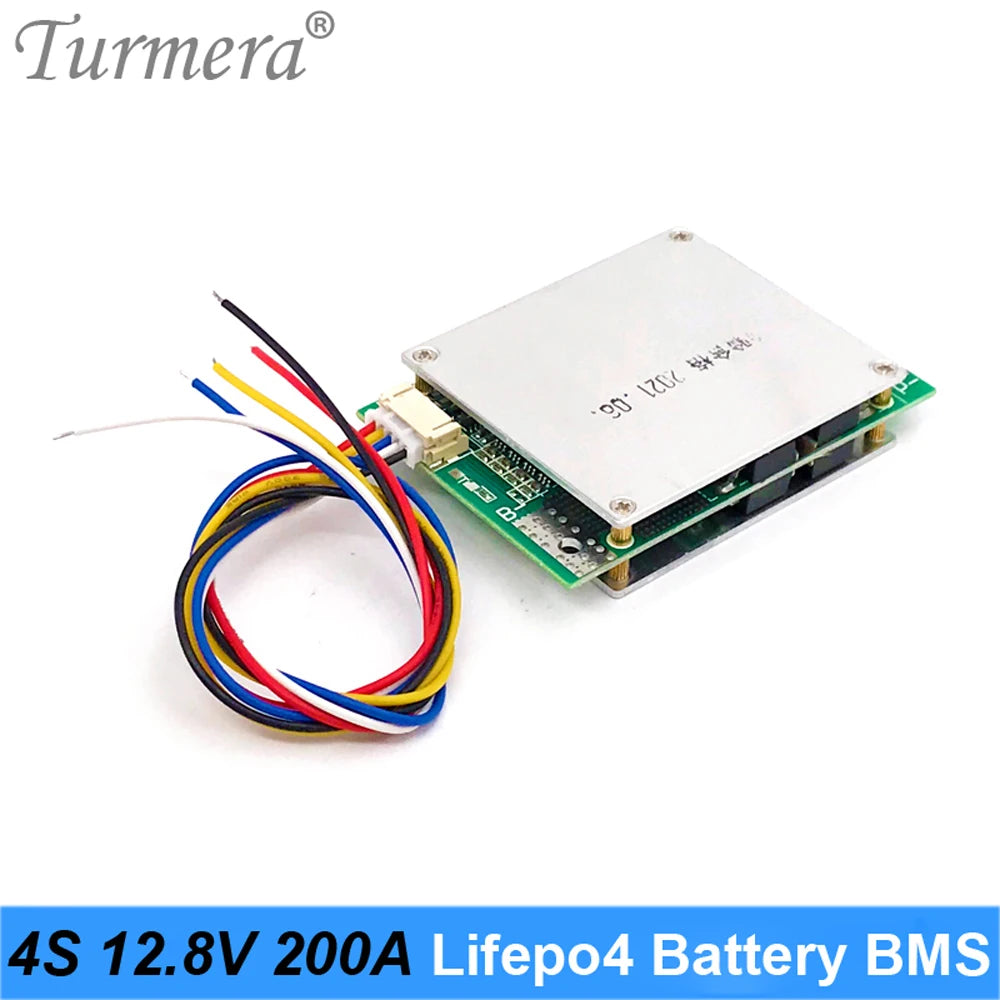Turmera 4S 12.8V 280A Balance Lifepo4 Battery BMS Balance Protected Board for 3.2V 100Ah 200Ah 280Ah 320Ah Lifepo4 Batteries Use