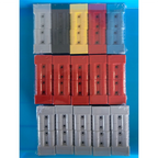 ABNP 10PCS Anderson Style Plug Connector 50A with Anderson Handle Forklift Battery Charging Quick Connectors Kit Gray