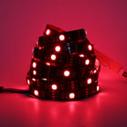 5v 5050 RGB LED Strip Light Flexible Tape Lamp Waterproof 50cm 1m 2m 3m 4m 5m With 4pin Plug White/ Black PCB Home Decoration