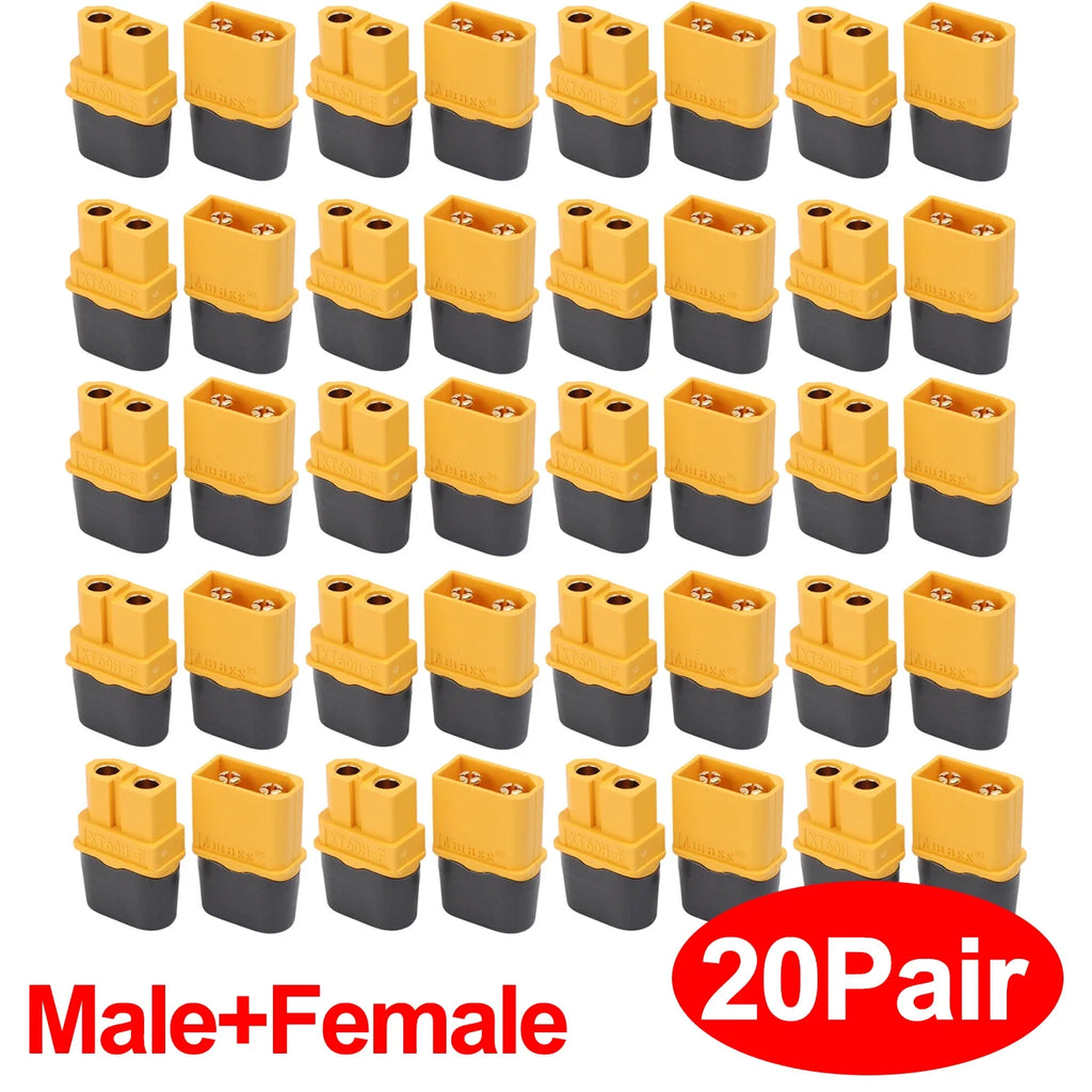 1-40PCS XT60 Battery Connector Male & Female Bullet Connector Plugs with Sheath Housing for RC Battery Motor FPV XT-60 Adapter