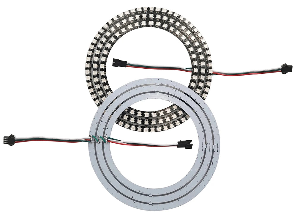 DC5V WS2812B DIY Led Ring Individually Addressable WS2812 IC Built-in 5050 RGB Round Modules Circle Arduino Light 8 To 148 Pixel