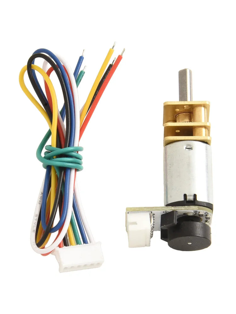 For GA12 For N20 High Torque DC Motor with Encoder Excellent Replacement Option for Robotics and Hobby Projects