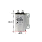 Washing Machine Capacitor 3UF 6UF 8UF 10UF 11UF 15UF CBB65A-1 Starting Capacitor Single Insert with Screw