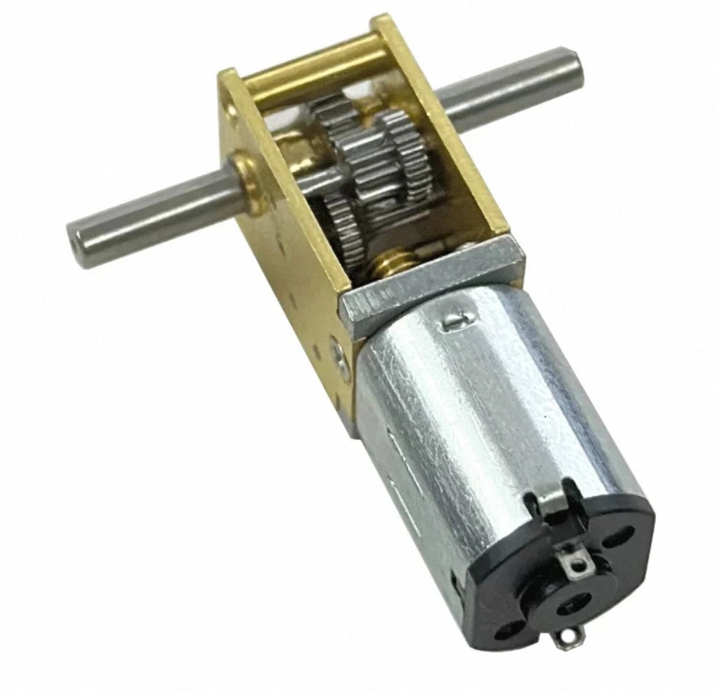 1pc Self Locking Worm Gear 1218-N20 Miniature DC Reduction Gear Motor 12V Low-speed Single Shaft Dual Shaft Motor
