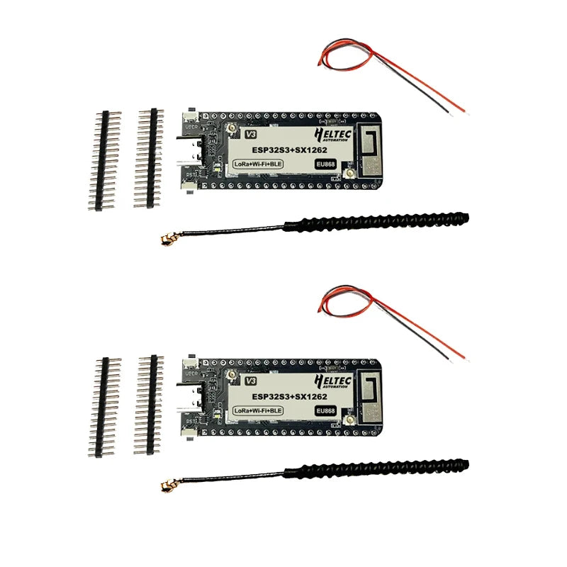 Heltec 2PC LoRa Wireless stick Lite V3 ESP32-S3FN8+SX1262(WiFi/BLE/LoRa) Lora Development Board For Arduino