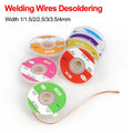 1-10pcs Welding Wires Desoldering Braid Width 1 1.5 2 2.5 3 3.5 4 mm Welding Solder Remover Wick Wire Flux BGA Repair Tool