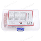 210Pcs 21Value One Two Way TVS Diode Assort Kit P6ke6.8A 8.2A 9.1A 10A 12A 13A 15A 16A 20A 22A 24A 27A 30A 33A 36A 39A 43A 47CA