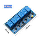 5V 12V 24V Relay Module With Optocoupler Relay Output 1 2 4 6 8 16Way Relay Module For Arduino PLC Automation Equipment Control
