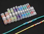 Solder Seal Wire Connectors 3:1 Shrinkage Rate Waterproof Electrical Cable Terminals DIY Heat Shrink Tube Electrical Butt Splice