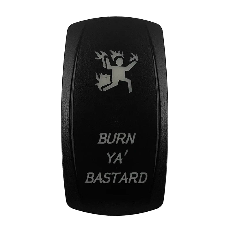 CUSTOM Dual RED Led Laser Etched Rocker Switch ON-OFF ON-OFF-ON (SPST DPDT) for ARB/Carling/NARVA 4x4 Caravan Accessories SUV