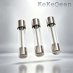100Pcs/Box 250V 6x30 T0.5A T500MA T1A T2A T3A T4A T5A T6A T8A T10A T15A T20A T30A 6*30mm Slow Glass Fuse Insurance Tube