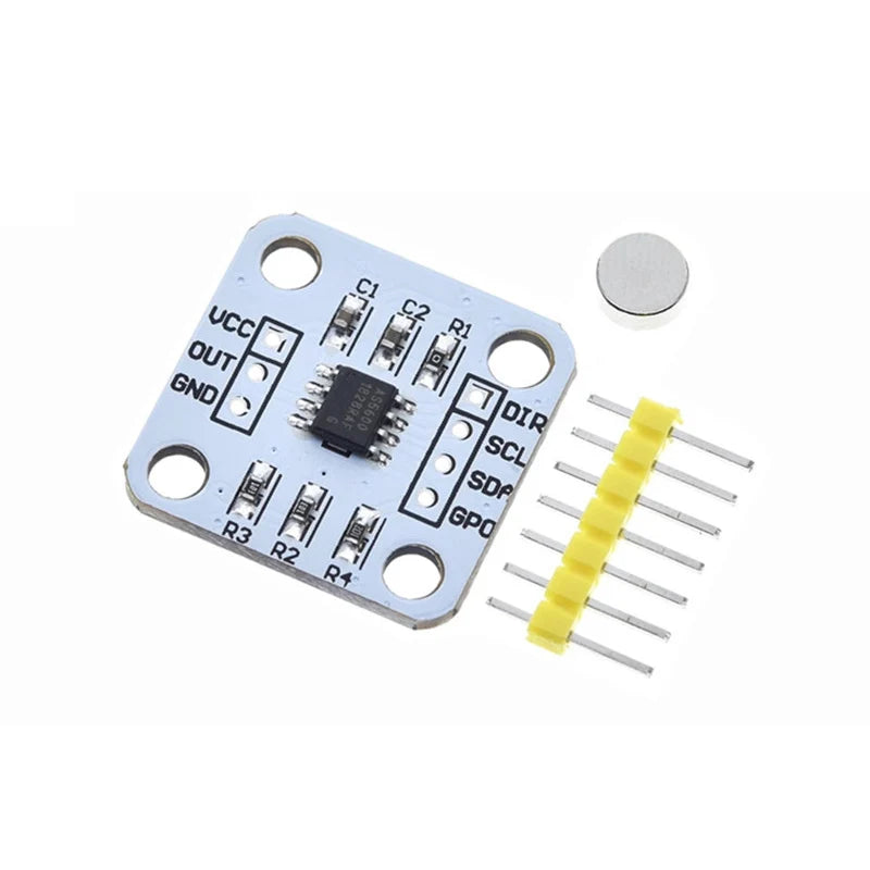 1-10pcs AS5600 magnetic encoder magnetic induction angle measurement sensor module 12bit high precision