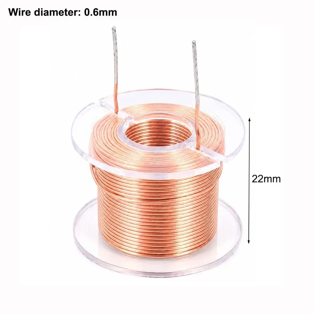 Durable 0.6mm Speaker Crossover Inductor Coil 0.2mh-2.0mh Copper Audio Inductor Coil Audio Coil