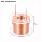 Durable 0.6mm Speaker Crossover Inductor Coil 0.2mh-2.0mh Copper Audio Inductor Coil Audio Coil